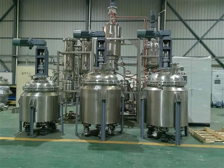 Reactor de cristalización de acero inoxidable